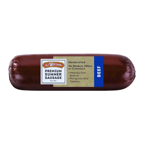 Simms Summer Sausage Beef or Pork 6oz Two of All Bosses