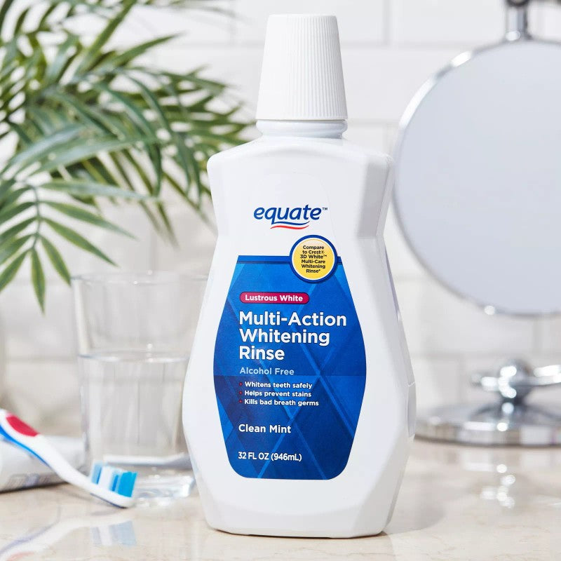 Equate Multi-Action whitening Rinse 32oz – Two of All Bosses
