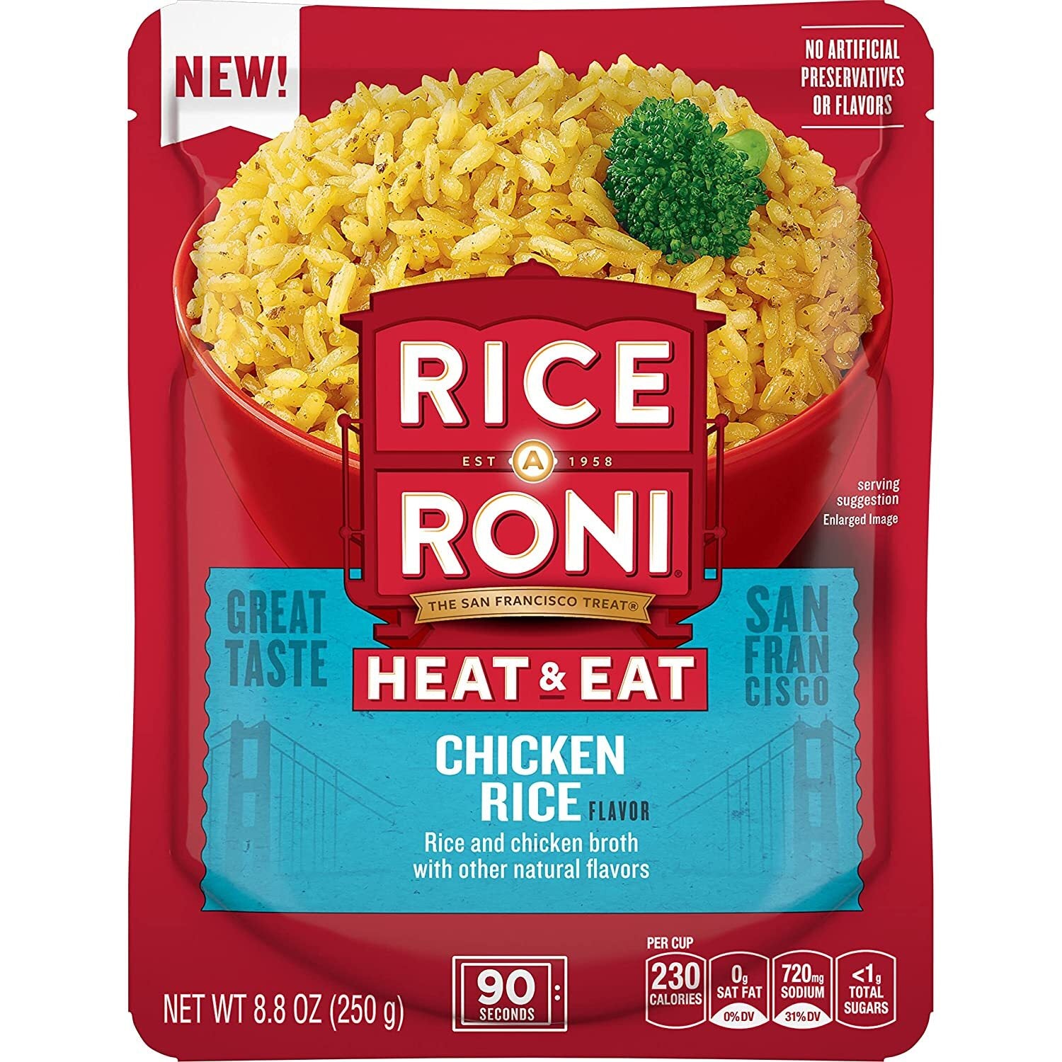 Rice-a- Roni Heat & Eat Microwavable Rice Pouch