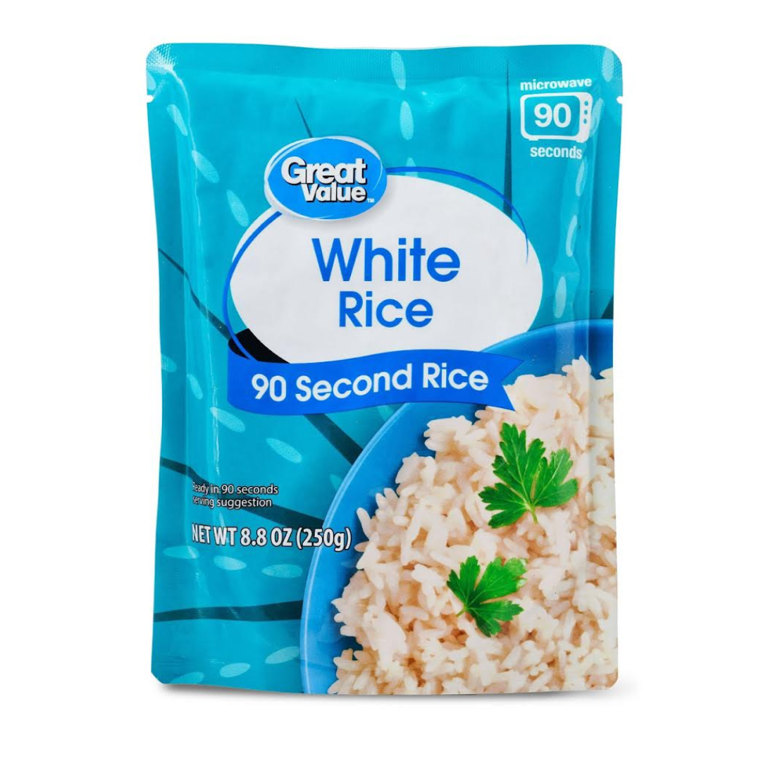 Great Value Long Grain White Rice 8oz – Two of All Bosses